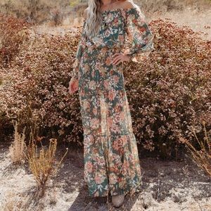 Smocked off the shoulder dress from Vici (image from website)